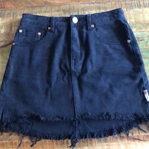 one teaspoon denim skirt